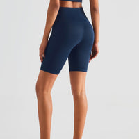 Pocketed High Waist Active Shorts