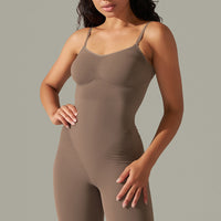 Spaghetti Strap Active Romper