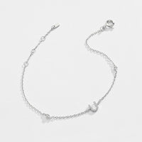 Q To U Zircon 925 Sterling Silver Bracelet