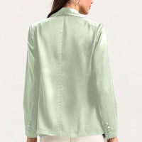 Long Sleeve Shawl Collar Blazer