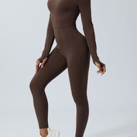 Twisted Backless Long Sleeve Jumpsuit