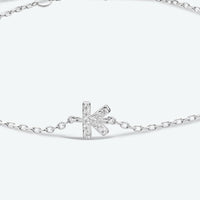 G To K Zircon 925 Sterling Silver Bracelet