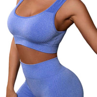 Cutout Scoop Neck Tank and Shorts Active Set