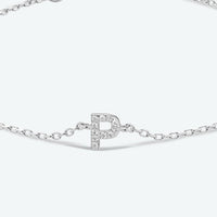 L To P Zircon 925 Sterling Silver Bracelet