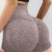 High Waist Active Shorts