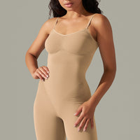 Spaghetti Strap Active Romper