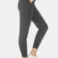 Leggings Depot Wide Waistband Slim Active Joggers