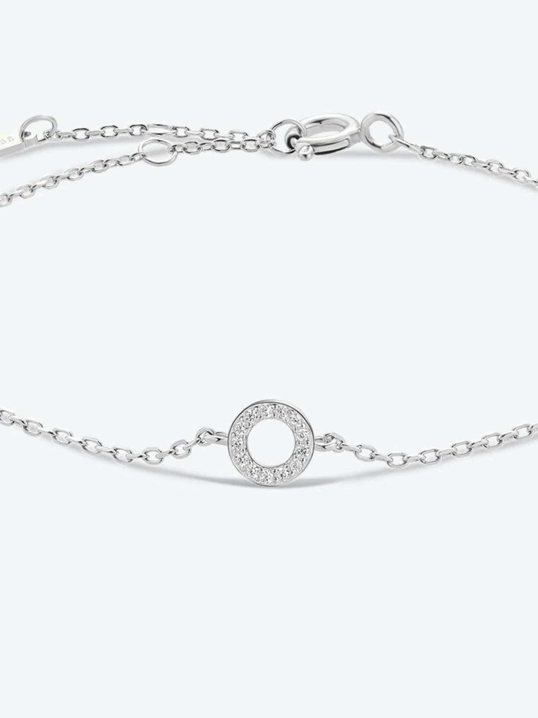 L To P Zircon 925 Sterling Silver Bracelet