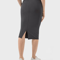 Slit Wrap Active Skirt