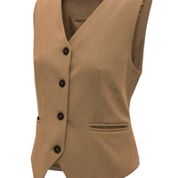 Pocketed Button Up Vest