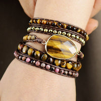 Natural Stone Layered Bracelet