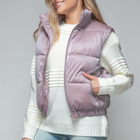 Snobbish Fine Fur Lining Quilted Vest