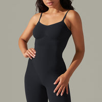 Spaghetti Strap Active Romper