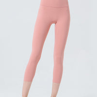 Wide Waistband Cropped Sports Leggings