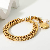 18K Gold-Plated Curb Chain Bracelet