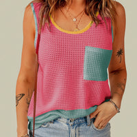 Scoop Neck Wide Strap Tank