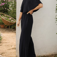 Off-Shoulder Wide Leg Jumpsuit