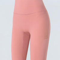 Wide Waistband Cropped Sports Leggings