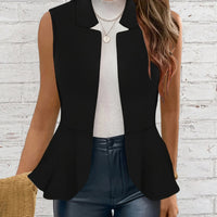 Open Front Vest Coat