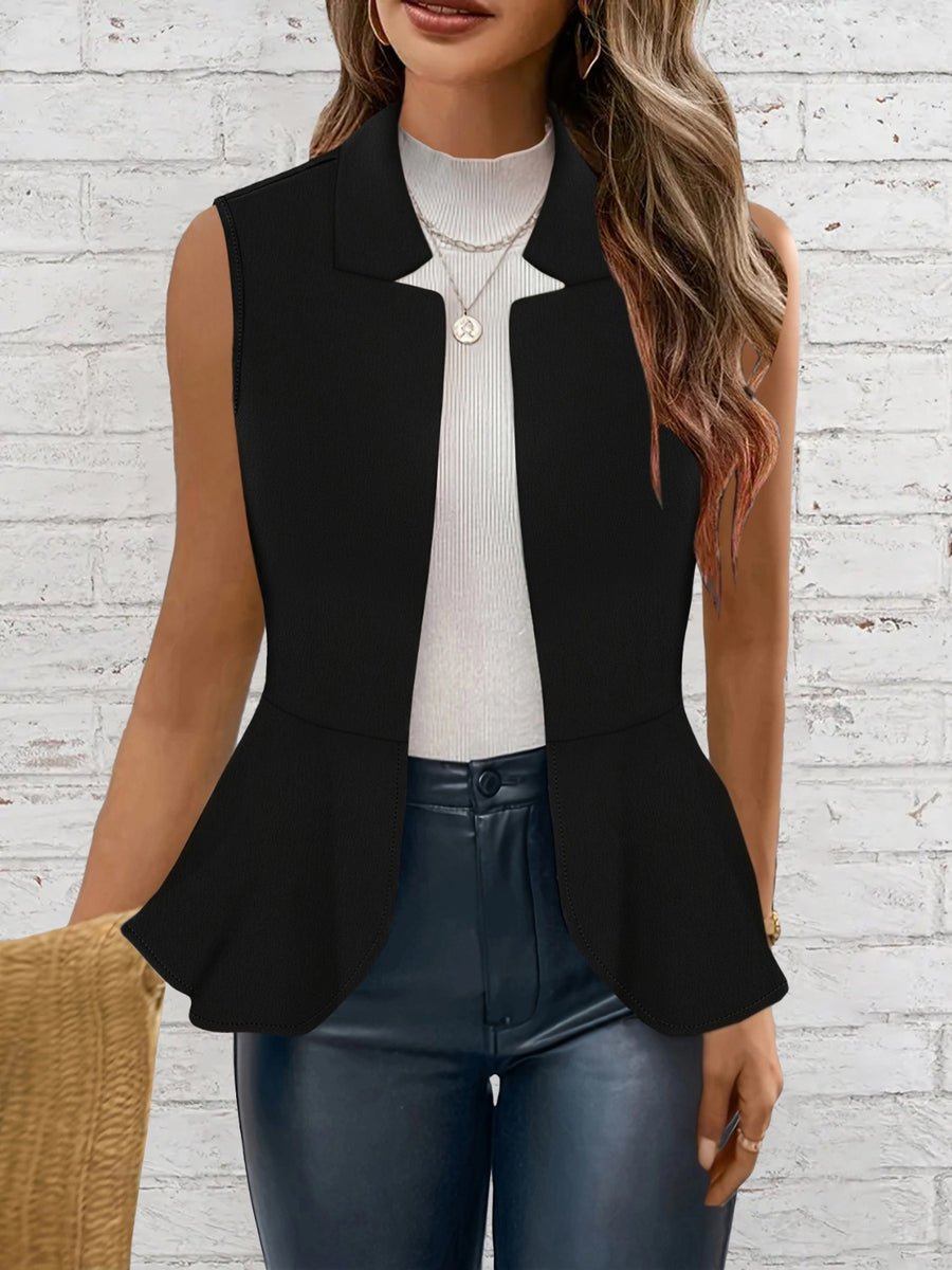 Open Front Vest Coat