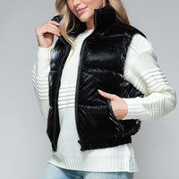 Snobbish Fine Fur Lining Quilted Vest