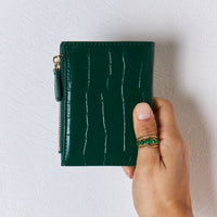 David Jones Texture PU Leather Mini Wallet