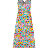 Twisted Printed V-Neck Cami Dress