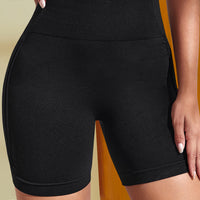 Wide Waistband Sports Shorts