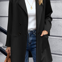 Ivy Lane Lapel Collar Long Sleeve Blazer