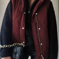 Collared Neck Vest with Pockets