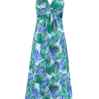 Twisted Printed V-Neck Cami Dress