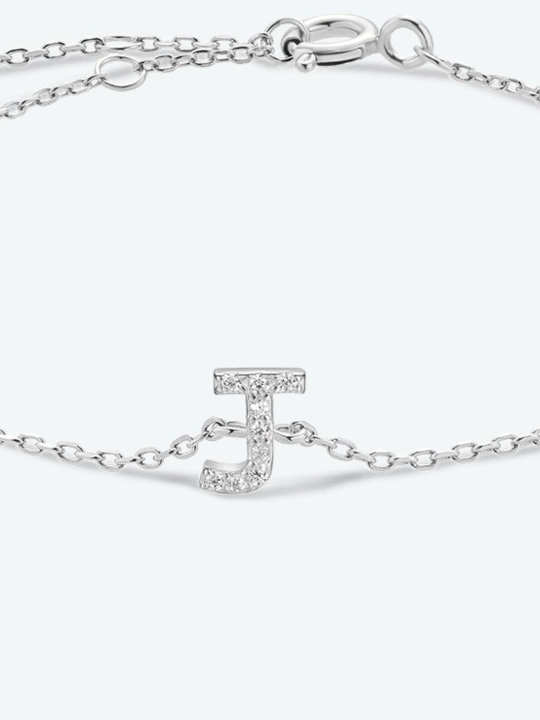 G To K Zircon 925 Sterling Silver Bracelet