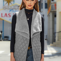 Open Front Collared Vest