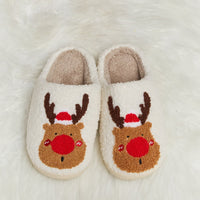 Melody Rudolph Print Plush Slide Slippers