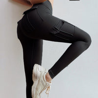 High Waist Active Pants with Pockets