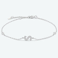 Q To U Zircon 925 Sterling Silver Bracelet