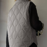 Collared Neck Vest with Pockets