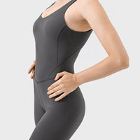 Wide Strap Active Romper