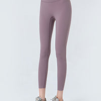 Wide Waistband Cropped Sports Leggings