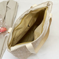 Straw Woven Tote Bag