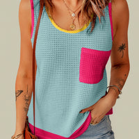 Scoop Neck Wide Strap Tank