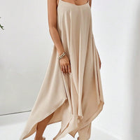 Scoop Neck Midi Cami Dress