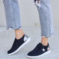 Forever Link Star Lace-Up Flat Sneakers