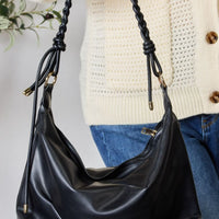 SHOMICO Braided Strap Shoulder Bag