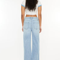 Kancan Distressed High Waist Straight Jeans