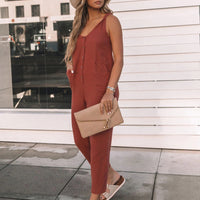 Full Size Scoop Neck Wide Strap Jumpsuit