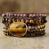 Natural Stone Layered Bracelet