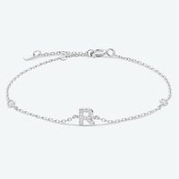 Q To U Zircon 925 Sterling Silver Bracelet