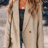 Pocketed Long Sleeve Blazer