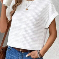 Round Neck Short Sleeve T-Shirt